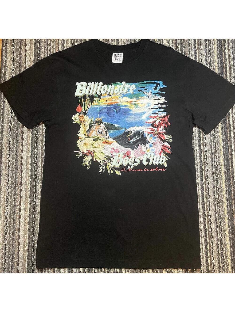 Billionaire Boys Club BBC Men T-Shirt Size Medium Island Knit Black